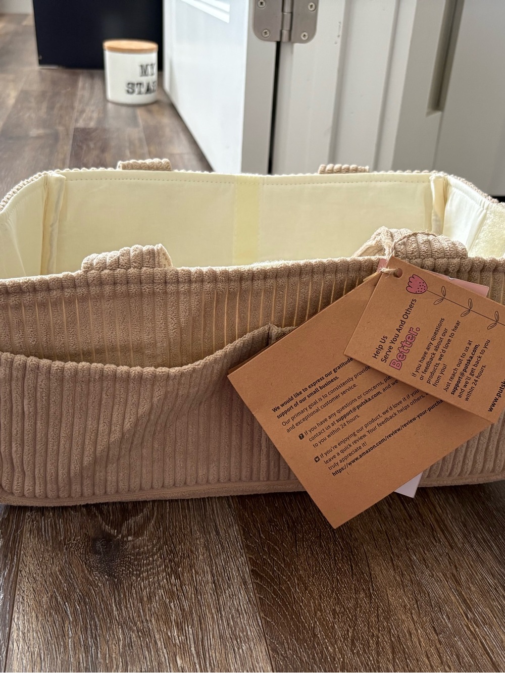 PUTSKA Baby Diaper Caddy Organizer Nwt - Picture 3 of 7